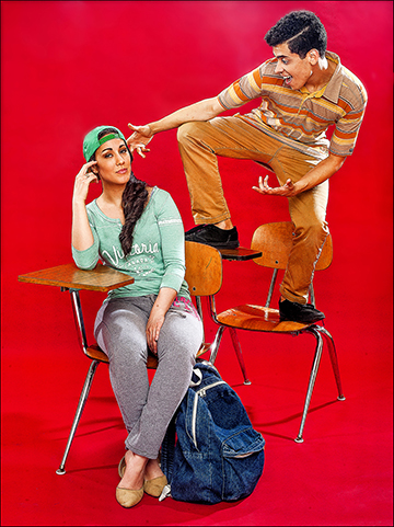 Cassandra Zepeda and Phillip Andrew Santiago in City Theatre's Summer Shorts XXII production of