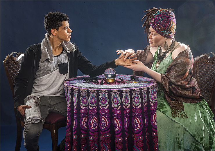 Phillip Andrew Santiago and Thiana Berrick in City Theatre's Summer Shorts XXII production of