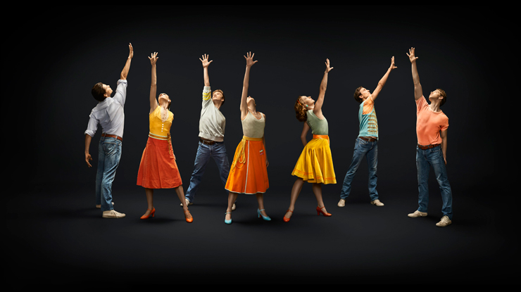 West Side Story Suite<br/>
Miami City Ballet dancers, Choreography by Jerome Robbins, Photo by Alberto Oviedo.