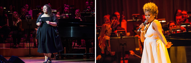 LEFT: Brianna Thomas performances. RIGHT: Niki Haris performances.<br>Photo credited to Daniel Azoulay.