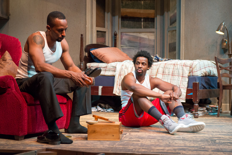 Eddie Brown, Marckenson Charles. <br> Photo By Justin Namon.
