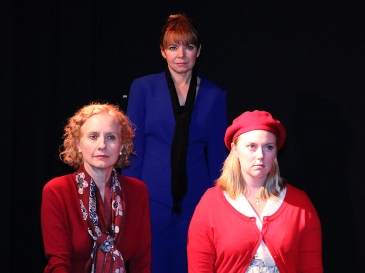 Kim Ostrenko, Jacqueline Laggy, and Jenna Wyatt