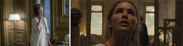 LEFT: Meryl Streep. RIGHT: Jennifer Lawrence.