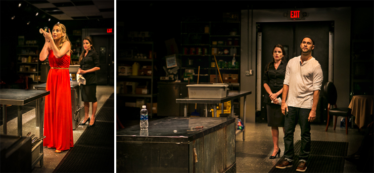 LEFT: Betsy Graver, Daniela Bascope.<BR>
RIGHT: Daniela Bascope, Rudi Goblen.<BR>
Photos: Stian's Production Photos.
