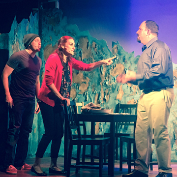 Photo (From left): Christopher Alvarez, Sabrina Lynn Gore and Johnbarry Green, Photo Credit: Fernando Barron II.