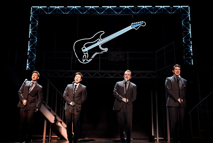 (l to r) Tommaso Antico, Jonny Wexler, Corey Greenan and Chris Stevens - Photo: Joan Marcus