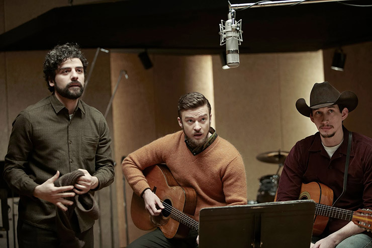 Oscar Isaac, Justin Timberlake, Adam Driver