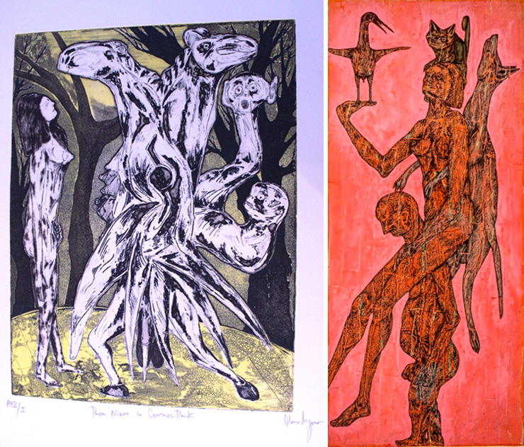 LEFT: Carlos Fragoso - Prom Night in Central Park. RIGHT: Carlos Fragoso - Paradise Lost.