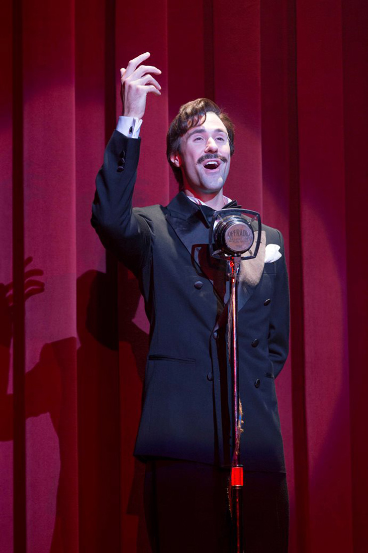 Christopher Johnstone as Magaldi in the National Tour of Evita