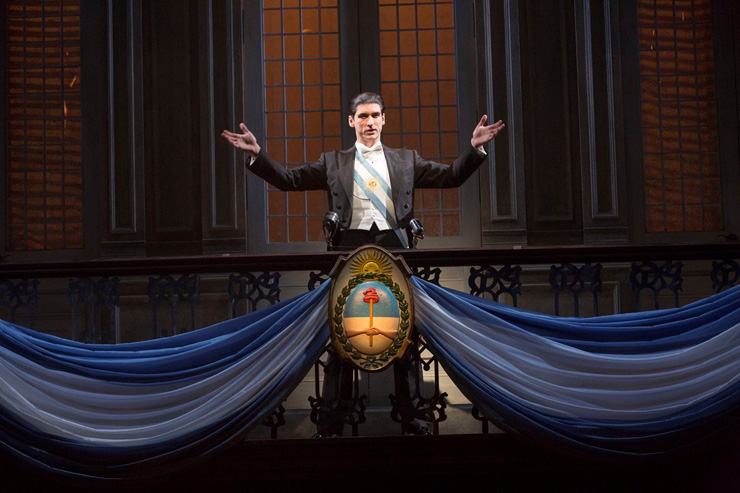 Sean MacLaughlin as Juan Peron in the Touring Cast of EVITA