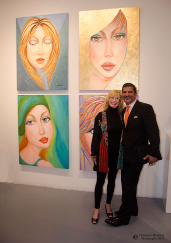 Cordero and Art Fusion Galleries director William Braemer