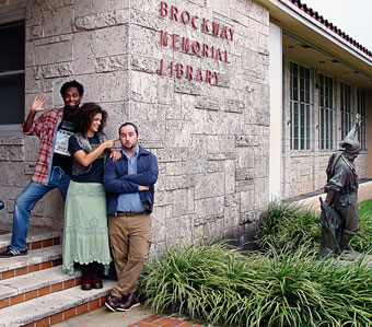 FROM LEFT: Troy Davidson, Bonnie Sherman, Theo Rayna