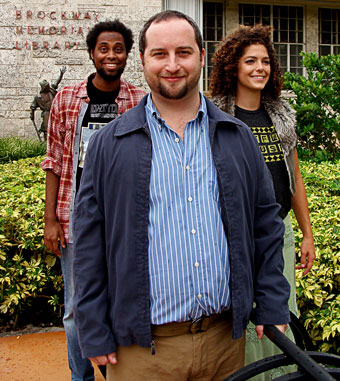 FROM LEFT: Troy Davidson, Theo Reyna, Bonnie Sherman