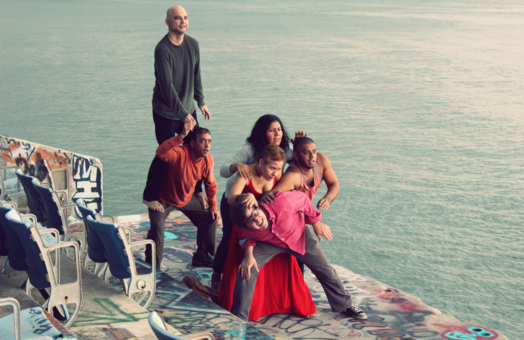 From left to right: Fernando Goicochea, Jose Manuel Dominguez, Ivette Kellems, Paola Escobar, Claudio Marcotulli, and Sergio Mora. Photo by Maria A. Franco