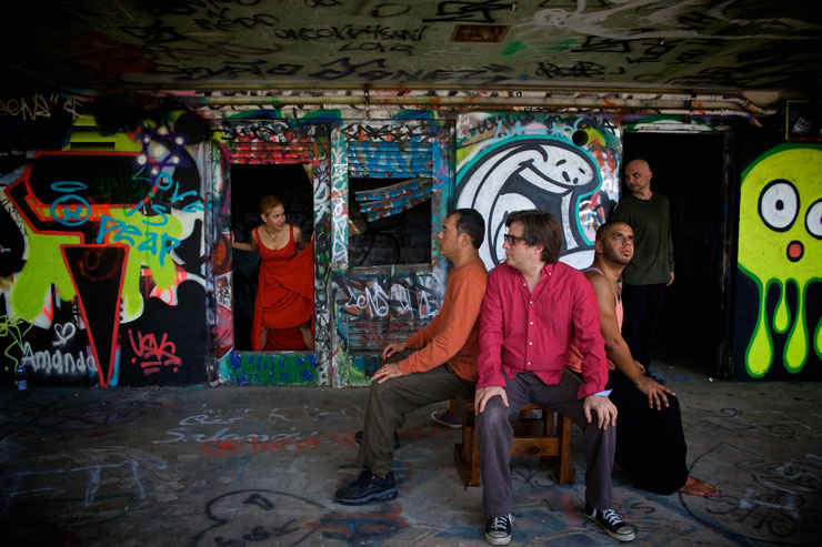 From left to right: Paola Escobar, Jose Manuel Dominguez, Claudio Marcotulli, Sergio Mora, and Fernando Goicochea. Photo by Alexey Taran.