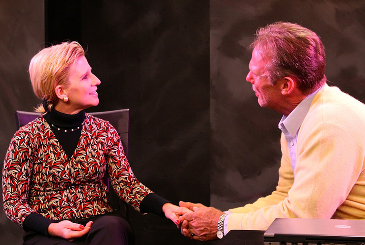 Elissa Solomon and Todd Caster in Memoir.
