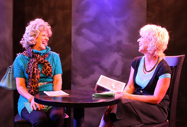 Janet Weakley and Elissa Solomon in Mrs. Greenblatt's Place in the Universe.