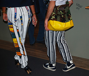 Pants seen at Art Basel Fair Collectors viewing