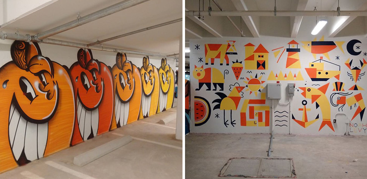 LEFT: Atomik. RIGHT: Noah Levy.