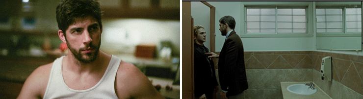 LEFT: Pierre-Yves Cardinal, RIGHT (from left): Xavier Dolan, Pierre-Yves Cardinal.