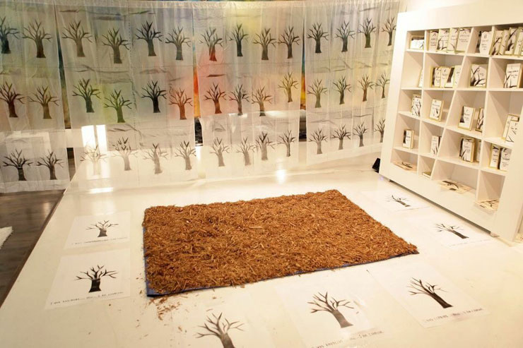 Roots, an installation by Carmem Gusmao.