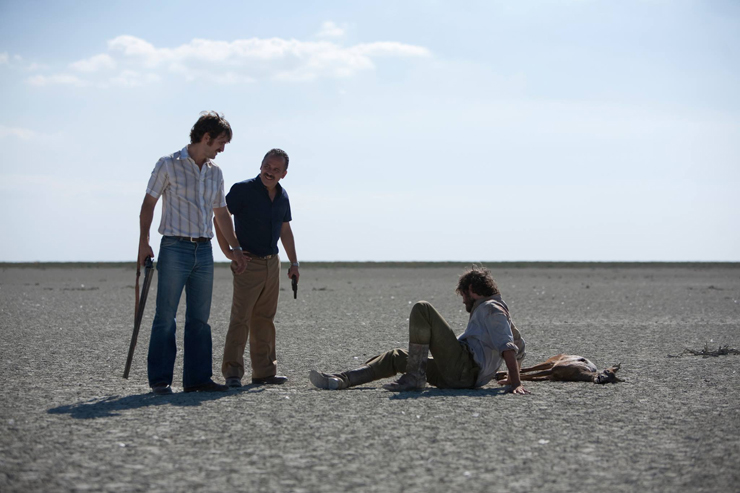 (from left): Raúl Arévalo, Javier Gutiérrez, Salva Reina.