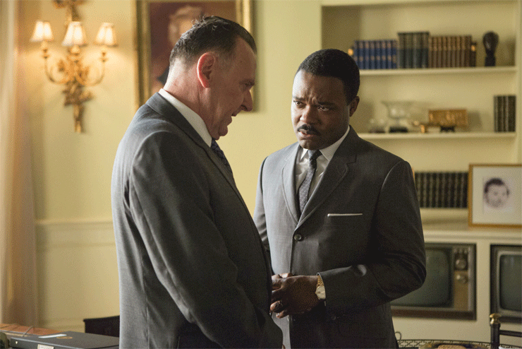 Tom Wilkinson and David Oyelowo in a scene from Selma.