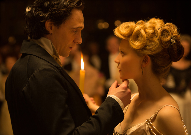 (from left): Tom Hiddleston, Mia Wasikowska.