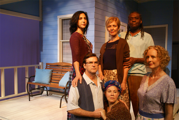 Back row, from left, Susie Kreitman Taylor, Barbara Sloan, R. Kent Wilson.</br>
Front Row, from left,  Clinton Archambault, Evelyn Perez, Kim Ostrenko.