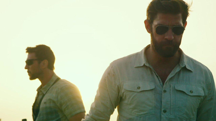 (from left): Pablo Schreiber, John Krasinski.