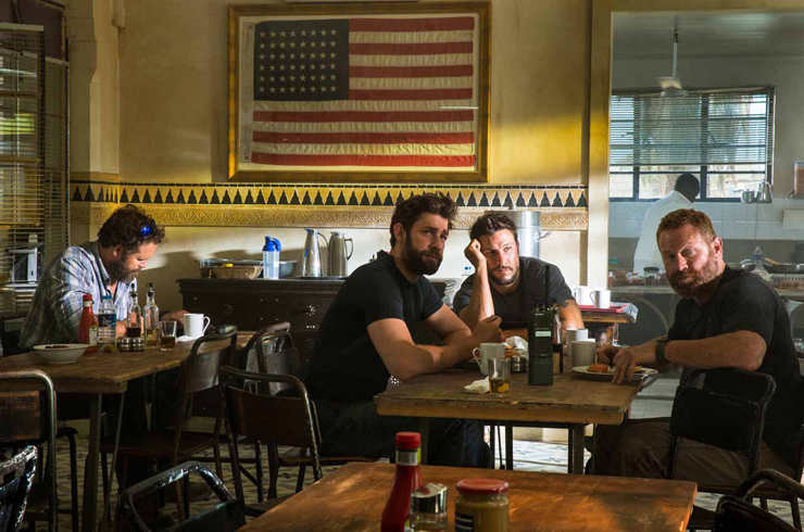 (from left): David Denman, John Krasinski, Pablo Schreiber, James Badge Dale.