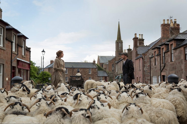 Photo: Agyness Deyn, Kevin Guthrie in Sunset Song.