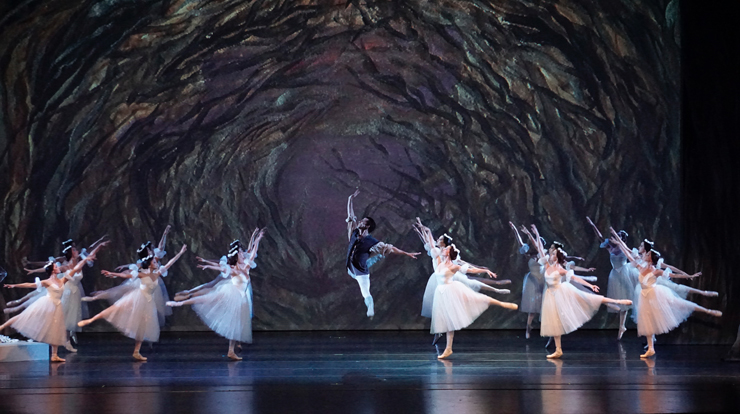 Giselle Act II Jorge Oscar Sanchez & Corps of Ballet.<br>
Photos By Gabriel Gomez & Jacqueline Solorzano.