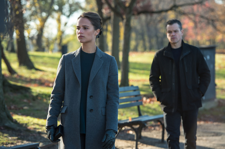 Alicia Vikander, Matt Damon.