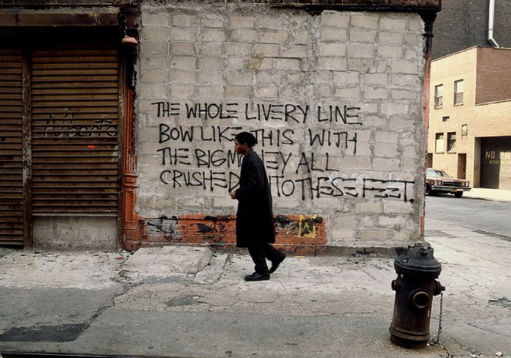 Perez Art Museum, Edo Bertoglio (Swiss, born 1951). Jean-Michel Basquiat on the set of Downtown 81, 1980–81(image from PAMM)