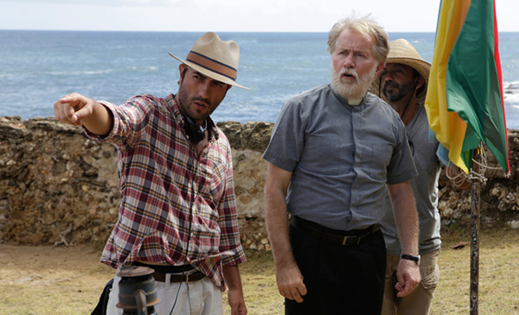 Julio Quintana directs Martin Sheen in