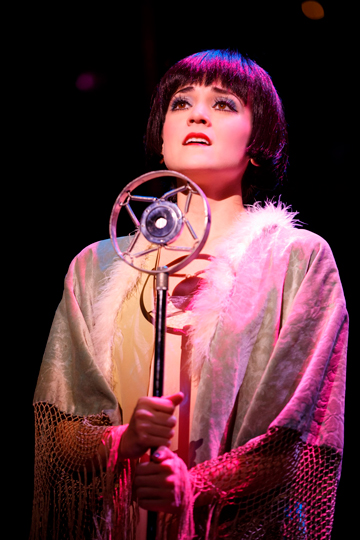 Andrea Goss as Sally Bowles in the 2016 National Touring production of Roundabout Theatre Company's 