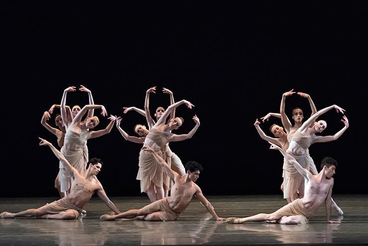 Miami City Ballet dancers in The Fairy's Kiss. Choreography by Alexei Ratmansky. Photo © Gene Schiavone.