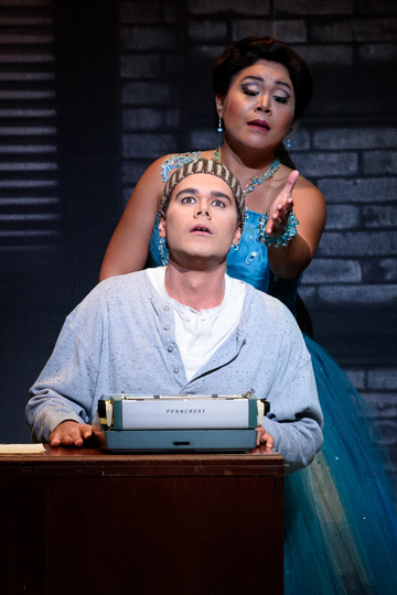 Reinaldo (Elliot Madore) and The Sea (Melissa Fajardo).<br> Photocredit: Chris Kakol.