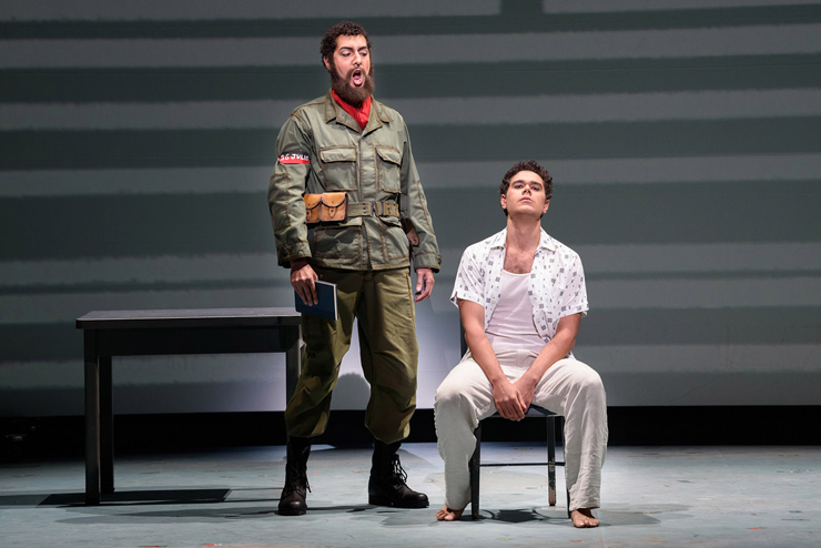 Víctor (Calvin Griffin) and Reinaldo (Elliot Madore).<br>Photocredit: Chris Kakol.