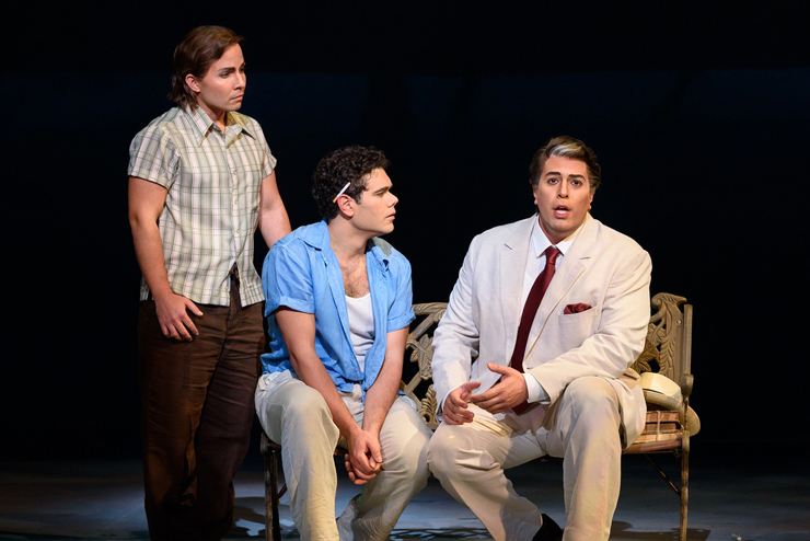 Pepe (Javier Abreu), Reinaldo (Elliot Madore), and Ovidio (Dinyar Vania).<br>Photocredit: Chris Kakol.