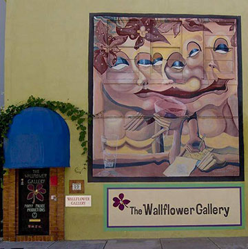 Original location of the gallery with Anibal Fernandez's artwork