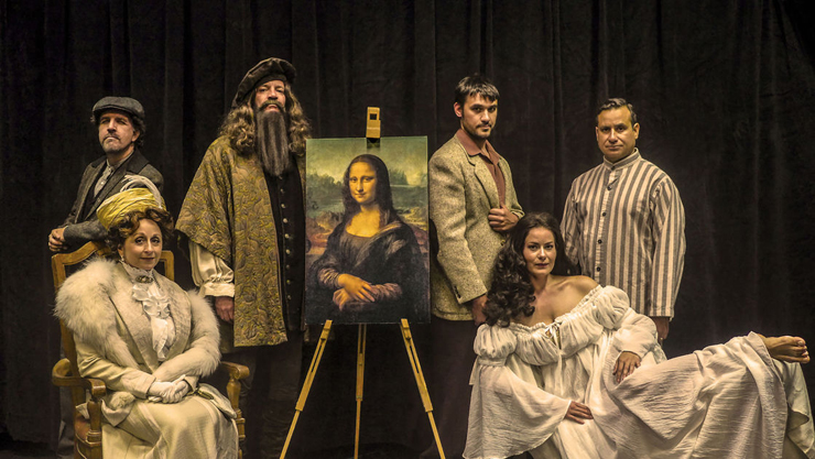 Photo (LEFT - RIGHT): Paul Louis, Irene Adjan, Tom Wahl, Daniel Capote, Anna Lise Jensen, Chaz Mena. Photo by George Schiavone.