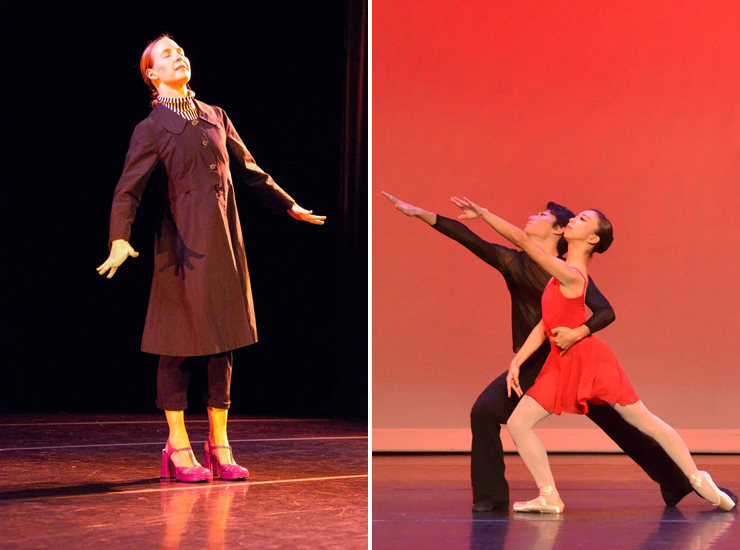 LEFT: Adele Myers. RIGHT: Arts Ballet Theatre.