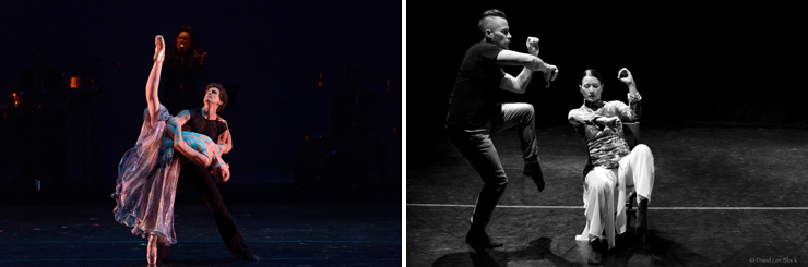 LEFT: Dimensions Dance Theatre. RIGHT: iMEE (Photo by David Lee Black).