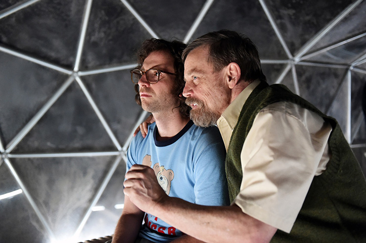 Kyle Mooney, Mark Hamill in 