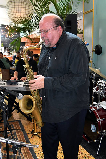 Ed Calle performs at the Astor at last year's jazz fest.