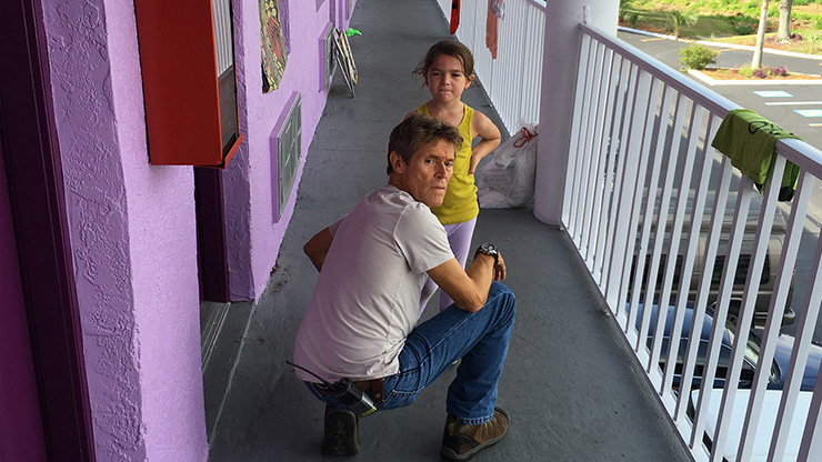 Willem Dafoe, Brooklynn Prince in 