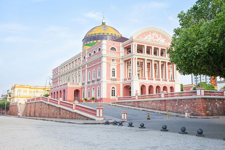 Teatro Amazonas, the unlikely opera house in the Amazonian rainforest.