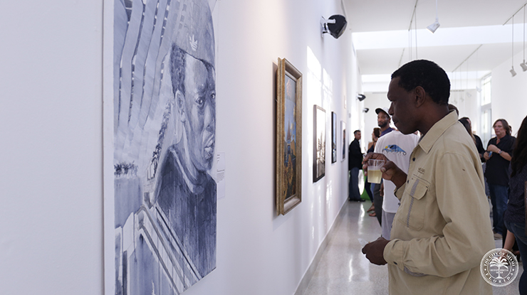 Opening Reception for the 6th Annual Paint Me Miami Art Competition, 2017. Little Haiti Cultural Center. <br>Photo: Courtesy of the Miami Arts and Entertainment Council.